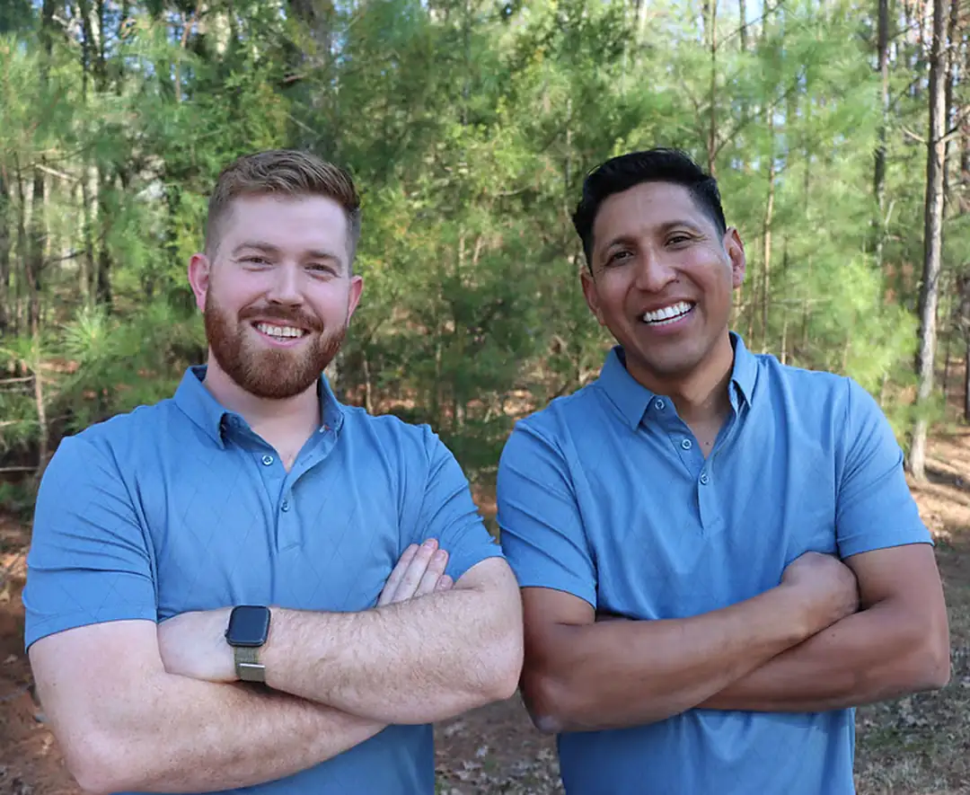 Matthew Smyth and Fermin Delgado Gonzalez, owners of Blue Seal Plumbing